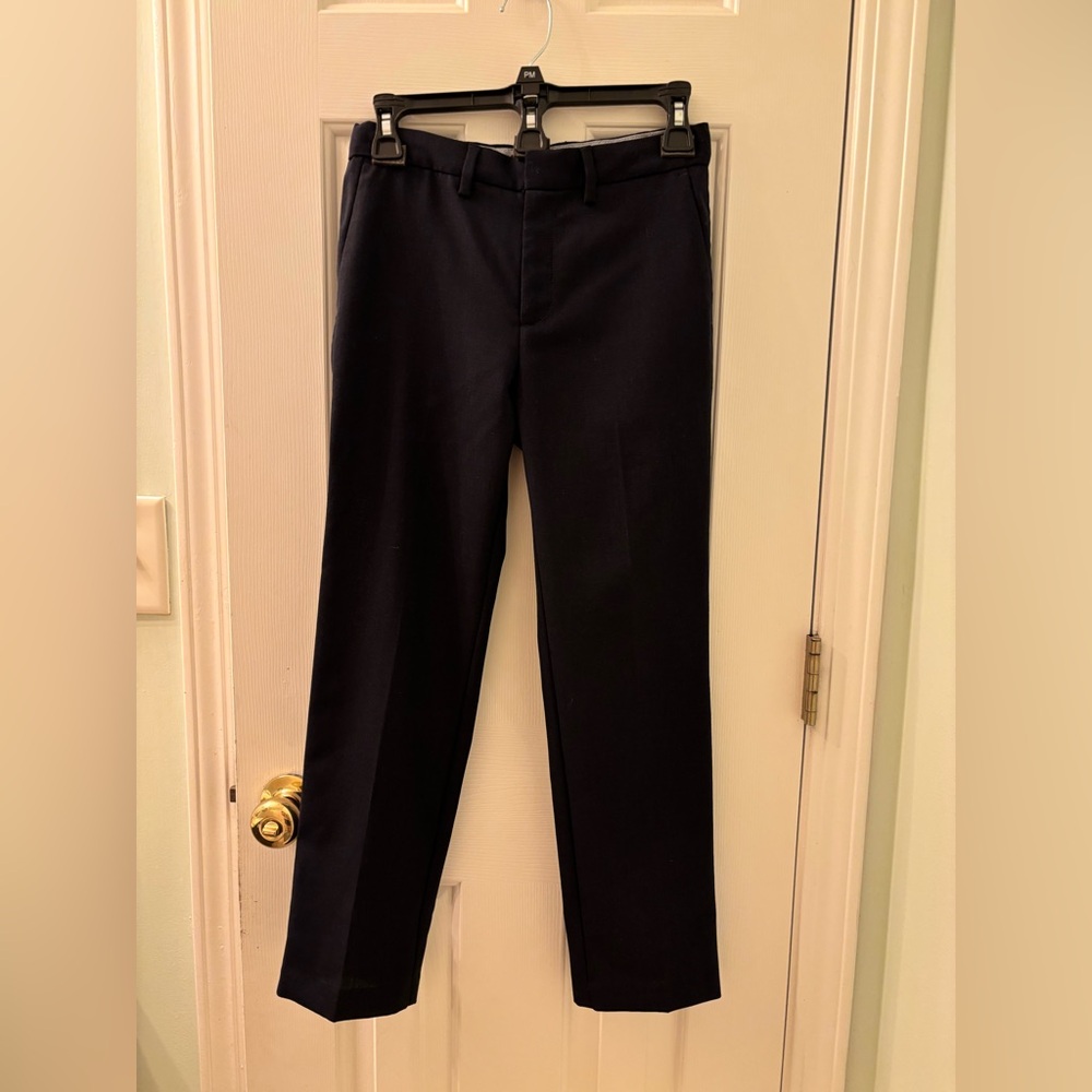 J crew Crewcuts Thompson boys size 10 wool pants, dark Navy